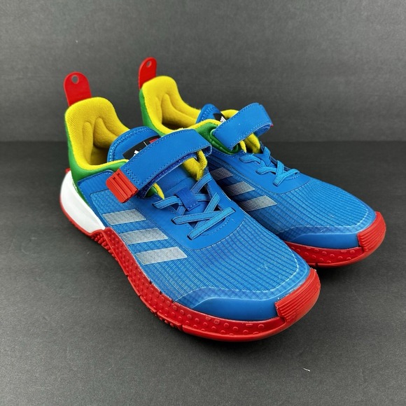 New Adidas Lego X running sport unisex kids size 5.5 lace up tennis shoes - Picture 5 of 11